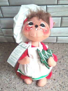 2007 Annalee Christmas Cookie Girl Mouse